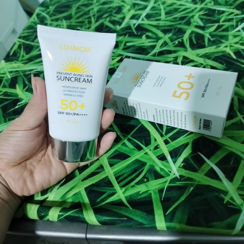 Kem Chống Nắng Luxmom An Toàn Cho Làn Da Mẹ Bầu Và Sau Sinh SPF 50 PA+++ SPF 50+
