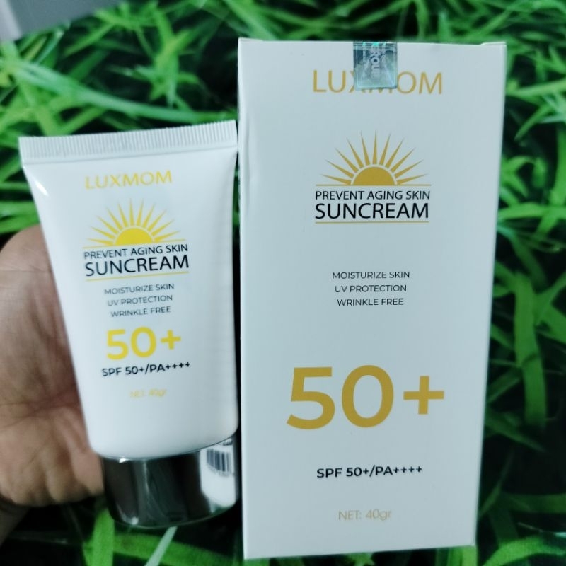Kem Chống Nắng Luxmom An Toàn Cho Làn Da Mẹ Bầu Và Sau Sinh SPF 50 PA+++ SPF 50+