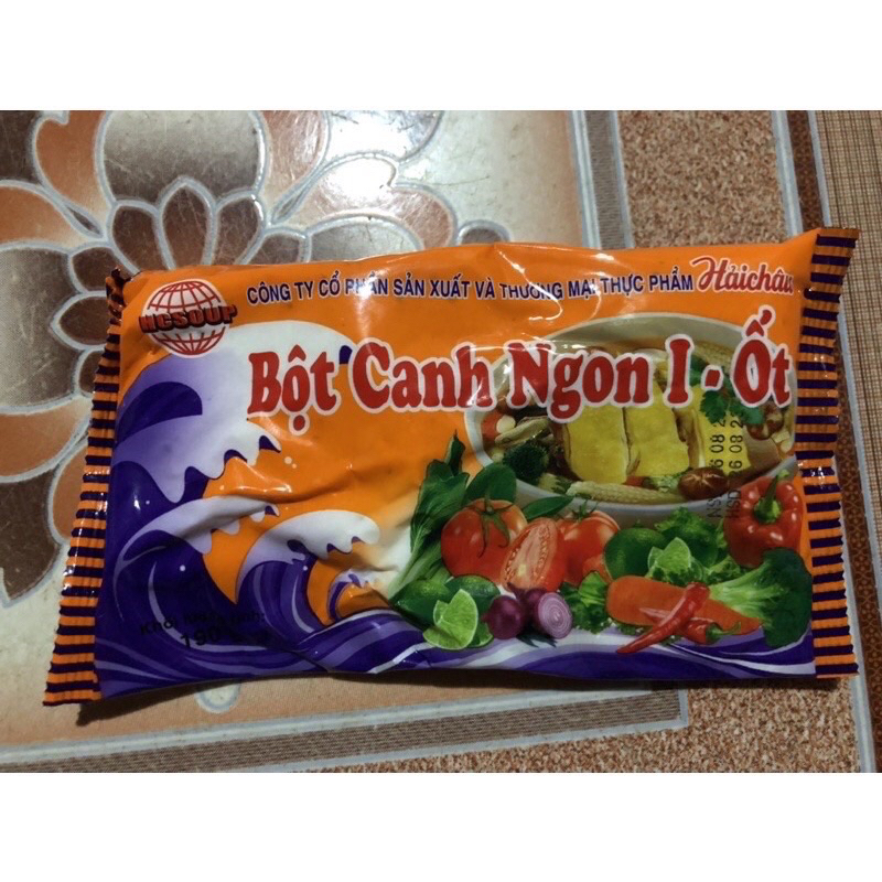 Bột canh i-ốt Hải Châu 1 gói 190g rất ngon.