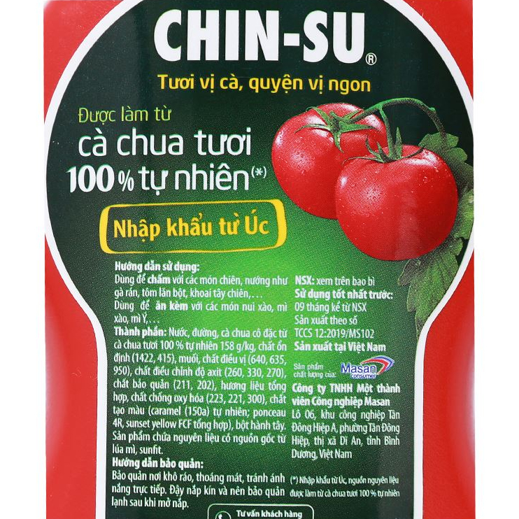 Tương cà Chin-su chai nhỏ 250g