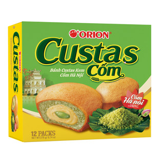 Bánh Orion Custas kem cốm Hà Nội hộp 276g