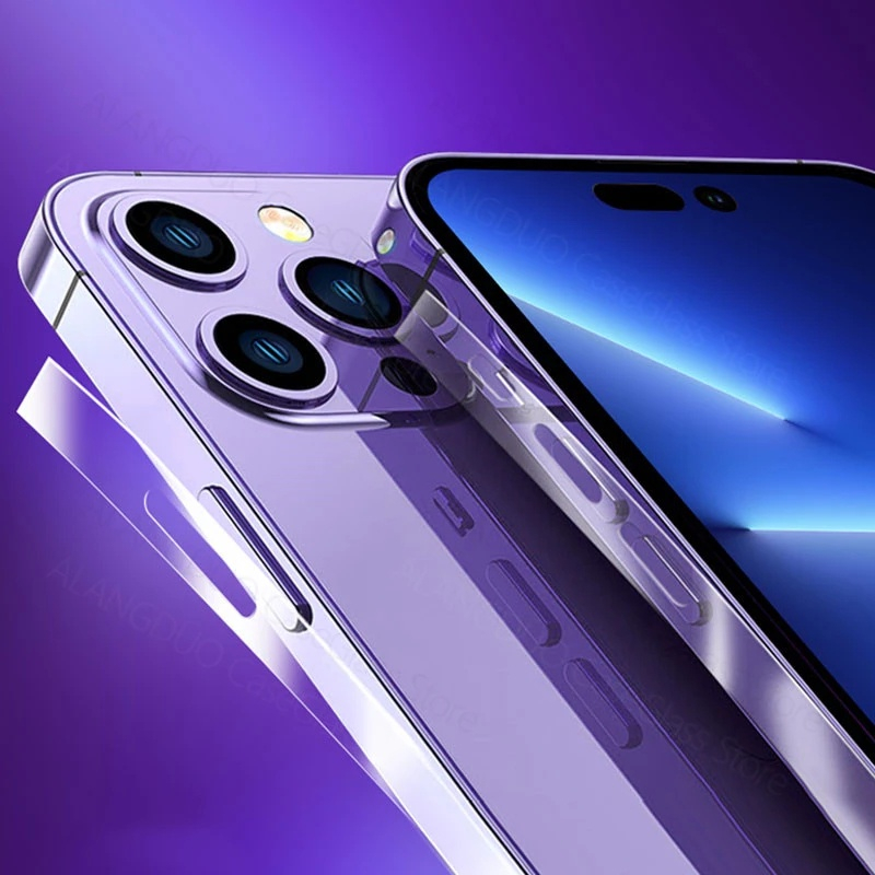 Dán Viền iP 14Promax PPF 4 Lớp Chống Xước Viền Máy Cho iP 14Promax 14Plus 14Pro 14 13Promax 13Pro 13Plus Đến iP 12Mini