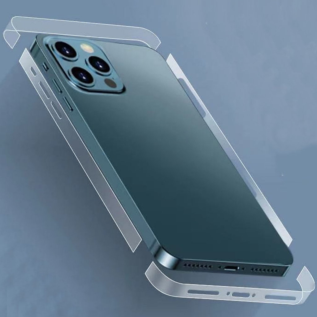 Dán Viền iP 14Promax PPF 4 Lớp Chống Xước Viền Máy Cho iP 14Promax 14Plus 14Pro 14 13Promax 13Pro 13Plus Đến iP 12Mini