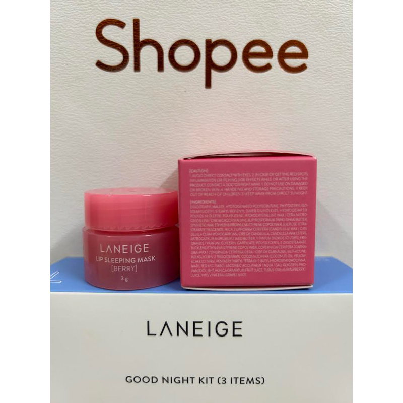 Mặt nạ ngủ cho môi Laneige Lip Sleeping Mask Berry 3g/8g