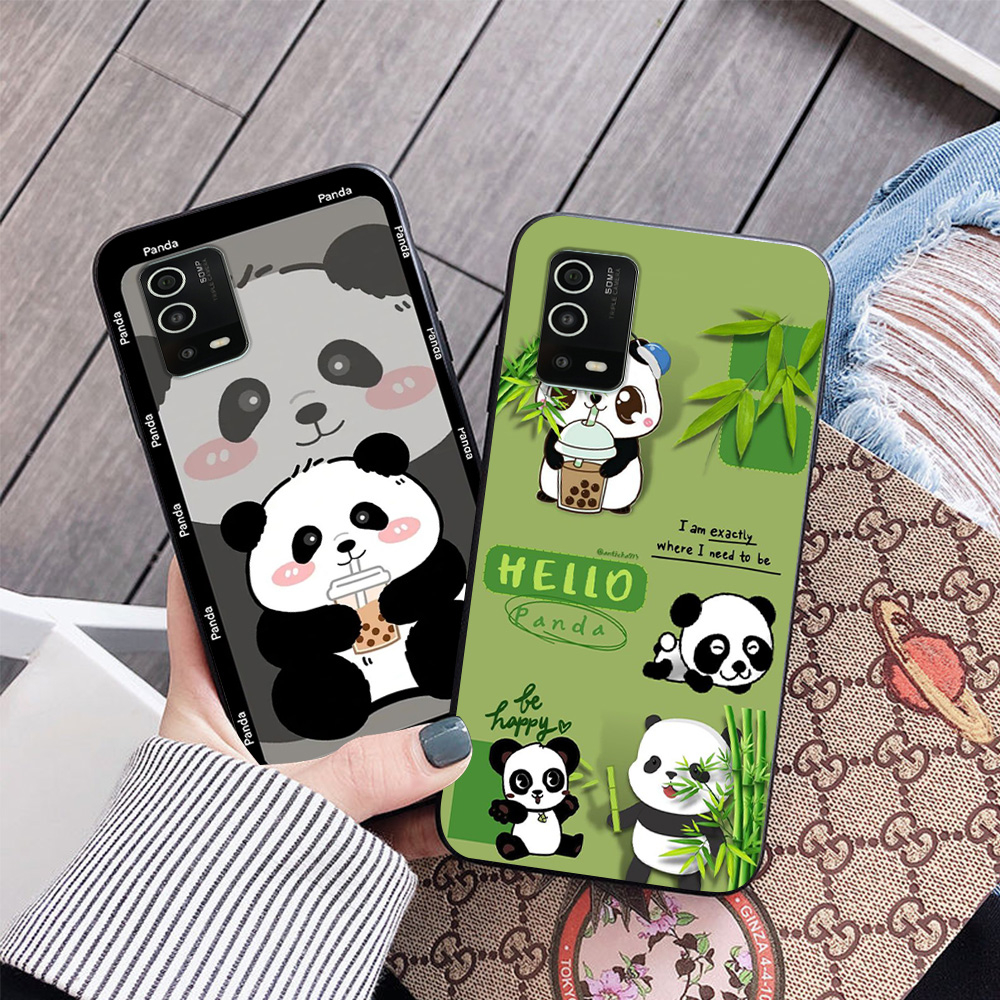 Ốp lưng oppo a55 4g / oppo a55 5g in hình gấu trúc cute dễ thương