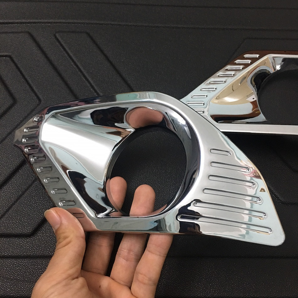 XPANDER 2022-2023, Ốp Viền Đèn Gầm Trước Và Sau Xe Mitsubishi Xpander 2022-2023 Mạ Crome Cao Cấp