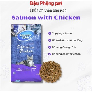 Hạt SnappyTom cho mèo, Hạt cho mèo Snappy Tom mix Cá sấy
