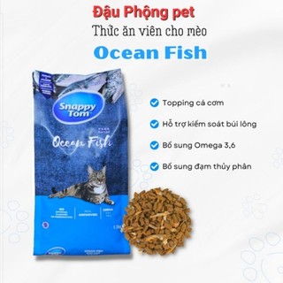 Hạt SnappyTom cho mèo, Hạt cho mèo Snappy Tom mix Cá sấy
