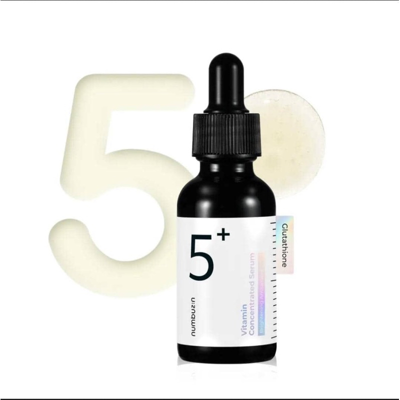 Serum Mờ Thâm Nám Trắng Da Numbuzin 5+ Vitamin Concentrated