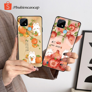 Ốp lưng Oppo Realme C21 - Realme C21Y - Ốp Oppo in hình thỏ con siêu đáng yêu - Chất liệu TPU