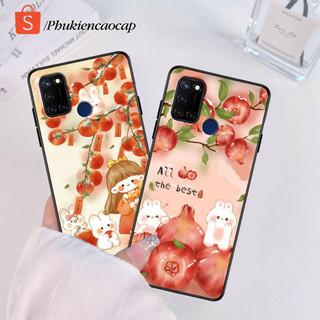 Ốp lưng Oppo Realme C17 - Realme 7i - Ốp Oppo in hình thỏ con siêu đáng yêu - Chất liệu TPU