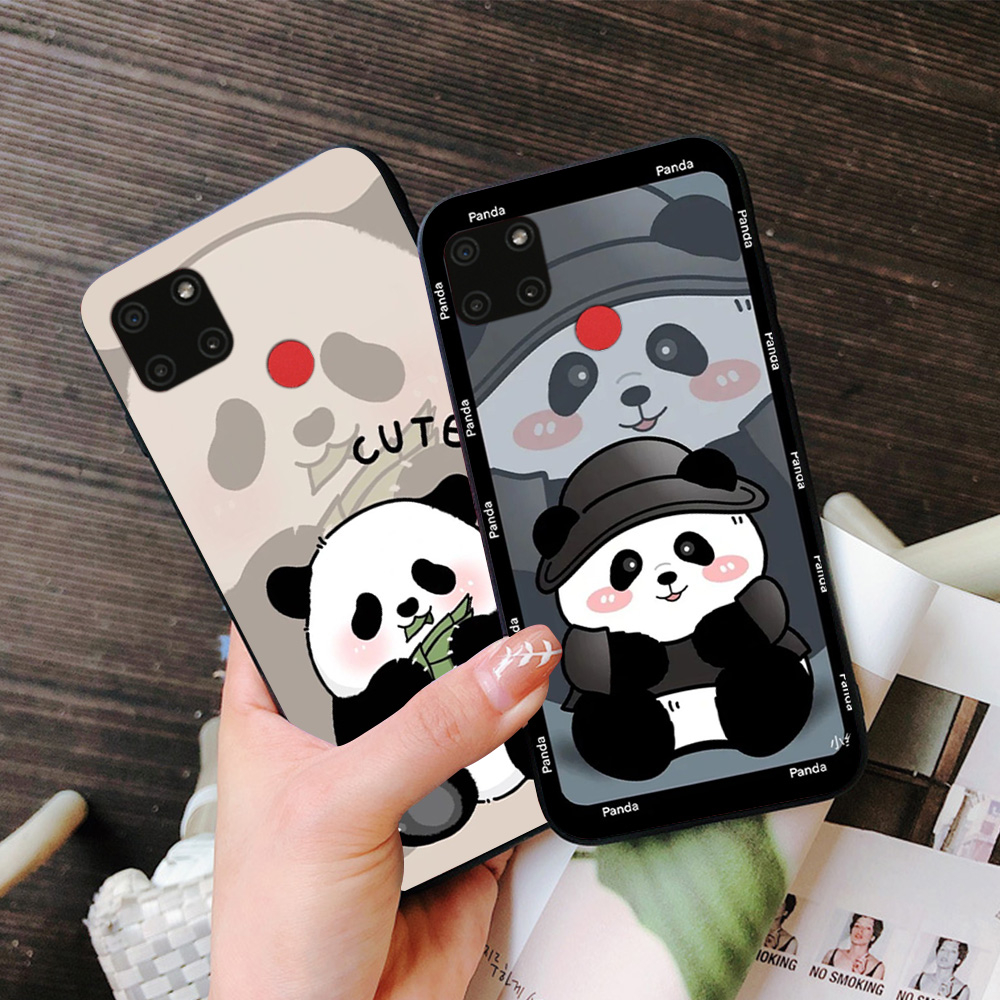 Ốp lưng oppo realme c25s / realme c12 / realme c15 in hình gấu trúc cute dễ thương