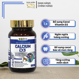 Viên uống tăng chiều cao CALCIUM D3 bổ sung Canxi, giúp tăng chiều cao từ 8