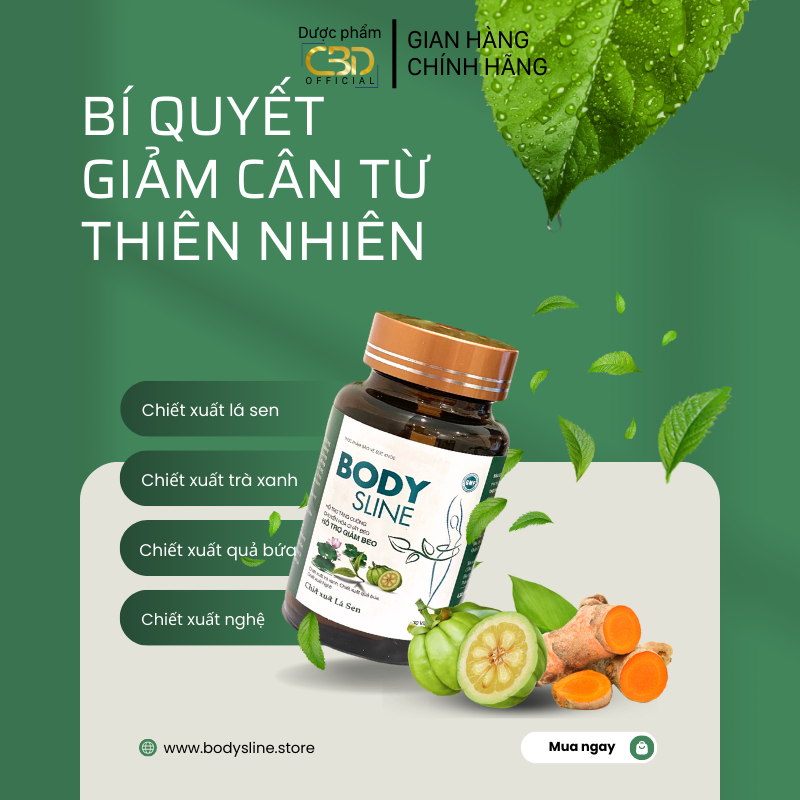 Viên uống giảm cân đốt mỡ toàn thân BODY SLINE an toàn, hiệu quả