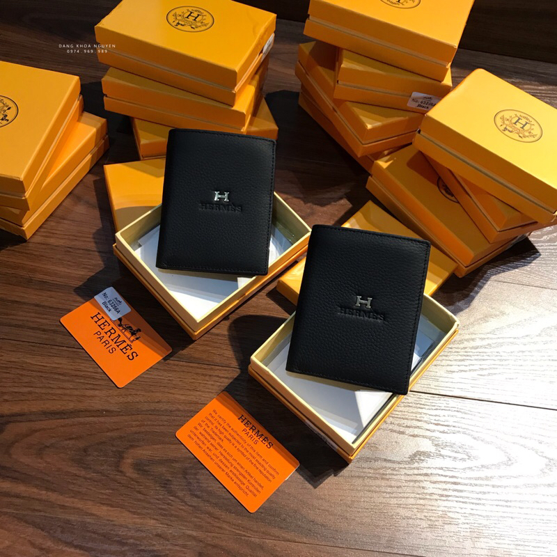 VÍ NAM H.M DA THẬT DÁNG ĐỨNG MẠ VÀNG CAO CẤP