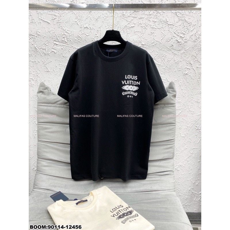 Áo thun in pha loang logo xù xì cực nét,90114