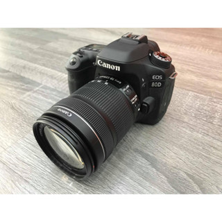  Máy ảnh Canon 80D + lens 18-135mm IS - 24.2mp - Chip DIGIC 6 - Wifi -  Mới 98% 