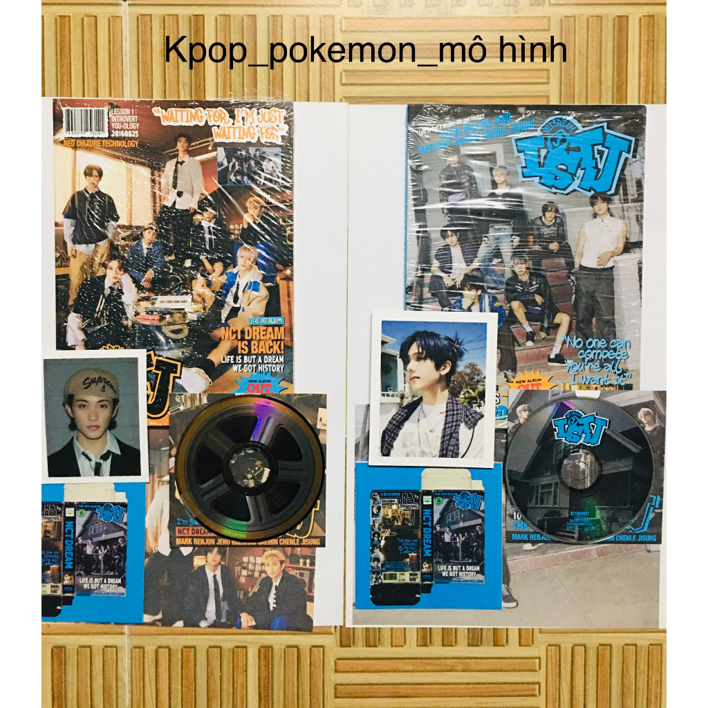 Bộ ảnh Nct Dream ISTJ không photocard + tặng 7 tấm card