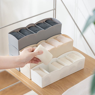 Hộp đựng đồ lót, khay nhựa 5 ngăn đựng đồ lót, tất, vớ tiện dụng