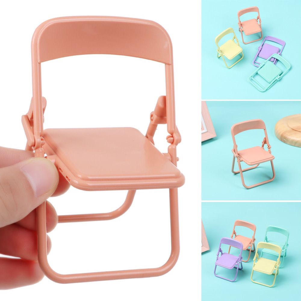 Giá đỡ điện thoại/ máy tính bảng thiết kế kiểu ghế lười độc đáo dễ điều chỉnh tiện lợi