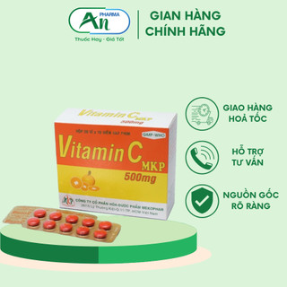 Vitamin C 500mg tăng đề kháng -vỉ 10 viên