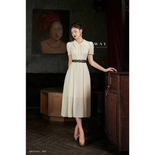 Đầm sơ mi công sở nữ my way sang trọng 2md0262