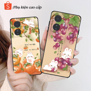 Ốp lưng Vivo Y55 4G 2022 - Ốp Vivo in hình thỏ con siêu đáng yêu - Chất liệu TPU