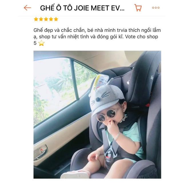 Ghế ngồi ô tô cho bé JOIE STAGES 0-7 Tuổi Hàng Anh - Bảo hành chính hãng