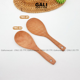 Thìa gỗ / Muôi gỗ xới cơm xuất khẩu Hàn Quốc | Galihomecook TXC