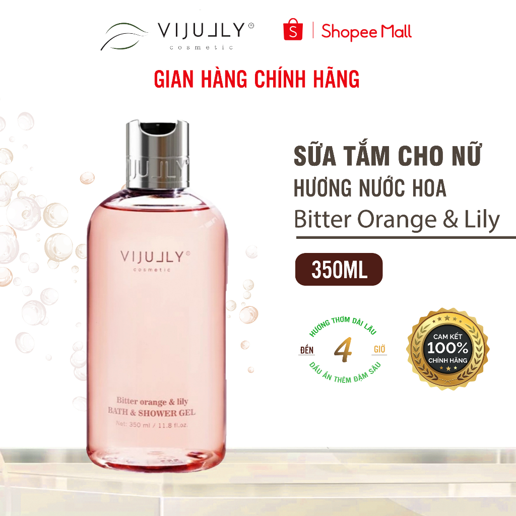 Sữa Tắm Dưỡng Da Hương Nước Hoa Vi Jully 350ml (Bitter Orange & Lily)