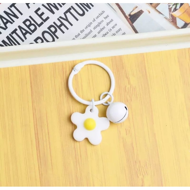 Móc khoá bông hoa dùng làm đồ handmade