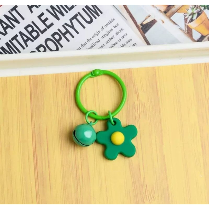 Móc khoá bông hoa dùng làm đồ handmade