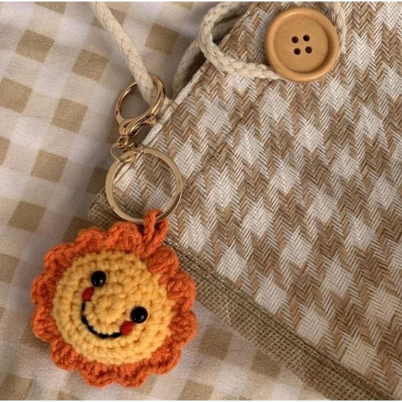 Móc khoá bông hoa dùng làm đồ handmade