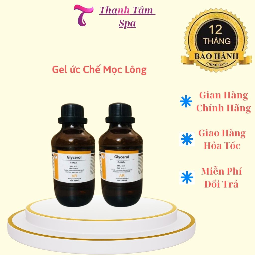 Gel Ức Chế Mọc Lông Sau Khi Triệt Lông, Wax Lông Chai 500ml
