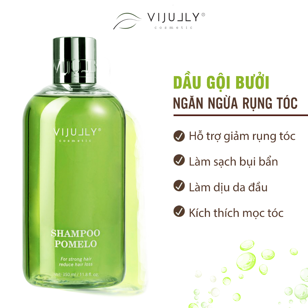 ComBo Bộ 3 sản phẩm: Dầu Gội Bưởi , Kem Xả Dừa và Tinh Dầu Bưởi VIJULLY Cao Cấp