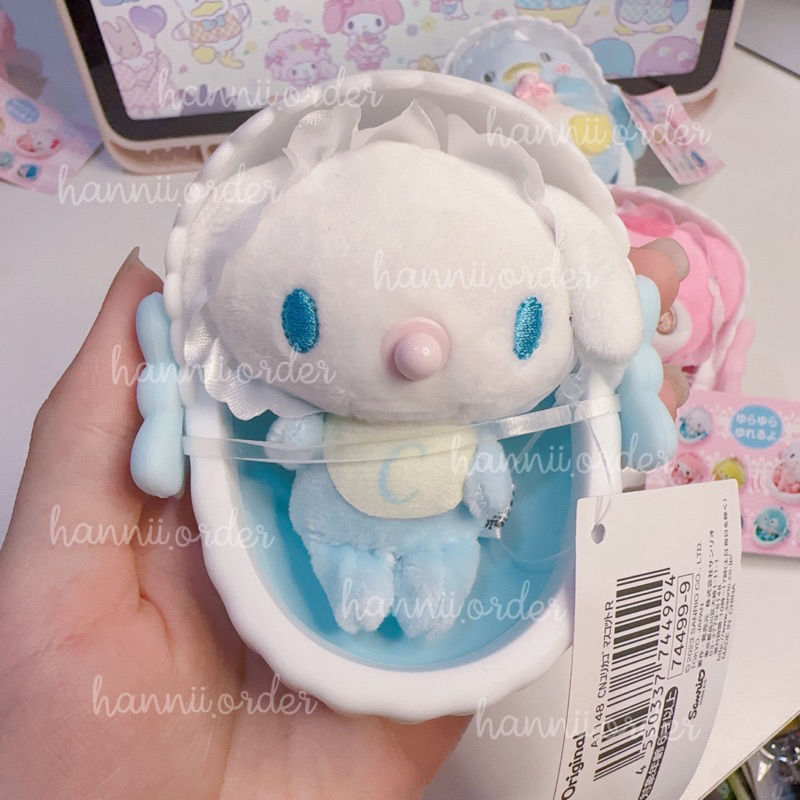 Gấu Bông Nôi Em Bé Sanrio Cinnamoroll, Melody, Kitty Mini Chính Hãng Nhật Bản