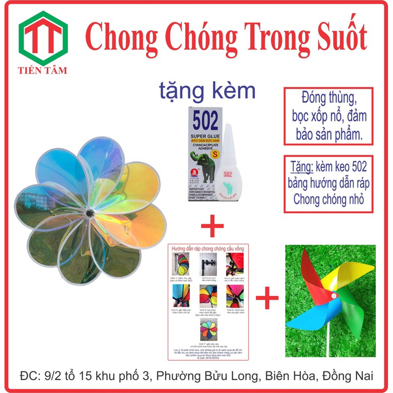 Chong Chóng Phản Quang Trong Suốt,  sản phẩm mới