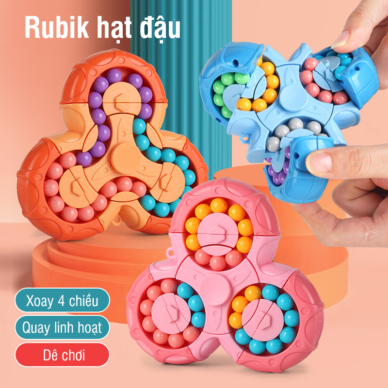 Rubik Tam Giác Hạt Đậu Ba Màu