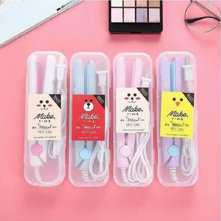Máy là tóc máy ép mini có hộp đựng