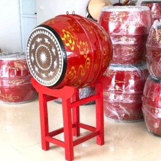 Trống trường học🔥trống gỗ mít da trâu🔥hàng loại 1, đường kính 48cm cao 60cm