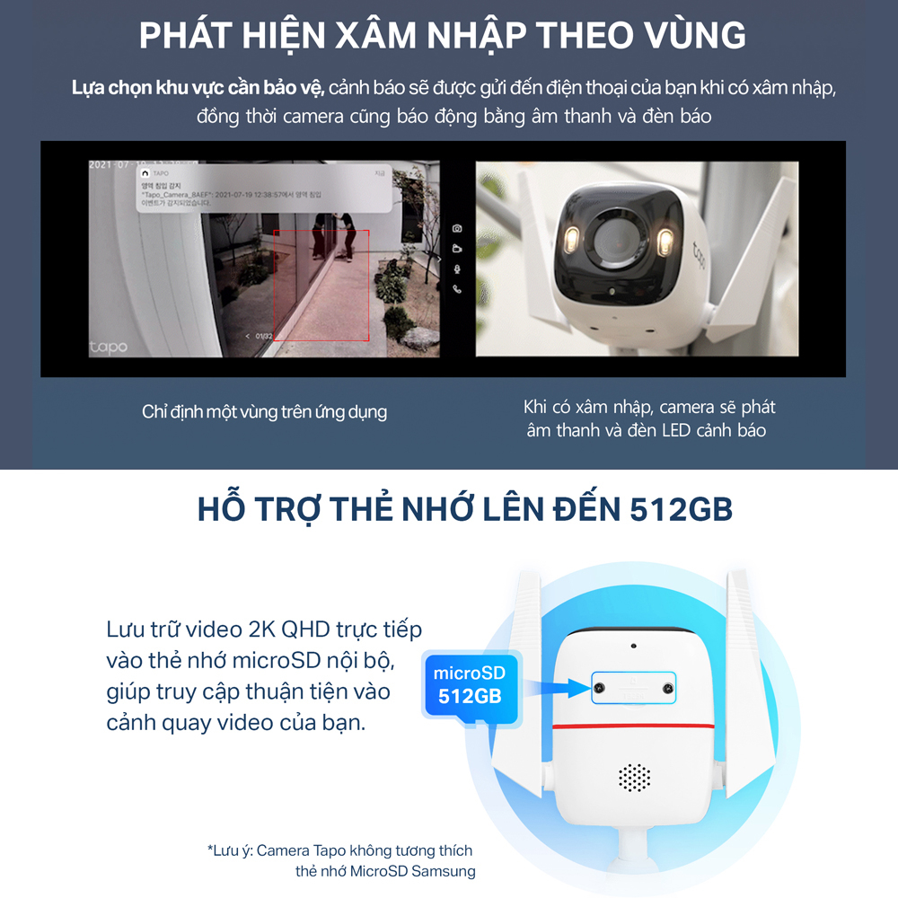 [Hỏa Tốc] Camera IP Wifi TP-Link Tapo C310 / C320WS Độ Phân Giải 2K, Giám Sát An Ninh Ngoài Trời