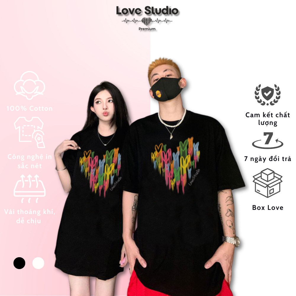 Set đồ đôi nam nữ mặc cùng người yêu áo thun croptop baby tee dáng rộng oversize Cotton cao cấp A135
