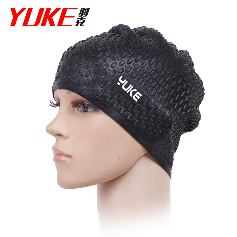 Mũ Bơi Người Lớn Chất Liệu Silicone cao cấp YUKE Cho Nam, Nữ Siêu Co Giãn, Chống Thấm Nước