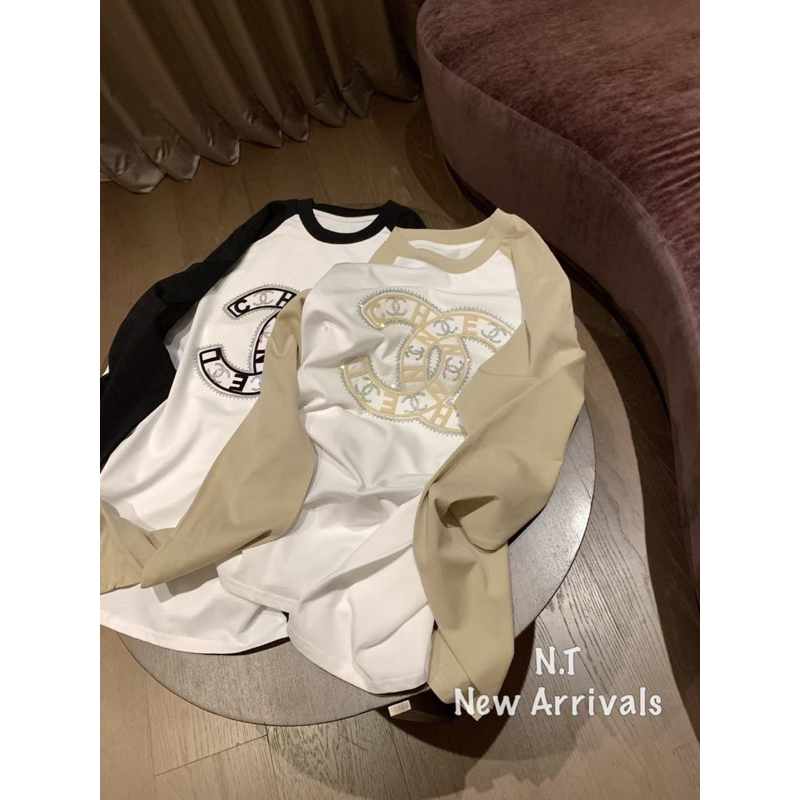 Áo Phông Cha Neoo Đính Đá Phối Tay QCCC