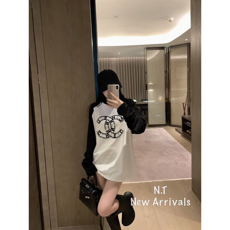 Áo Phông Cha Neoo Đính Đá Phối Tay QCCC