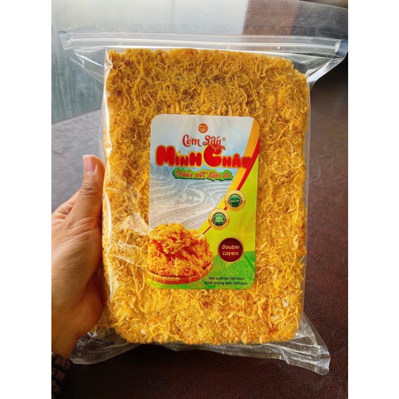 Cơm cháy  Minh Châu 250g siêu ngon Tiệm Ăn Vặt Mẹ Bống