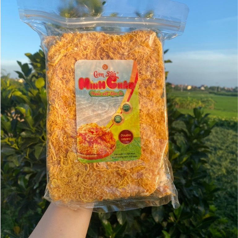 Cơm cháy  Minh Châu 250g siêu ngon Tiệm Ăn Vặt Mẹ Bống