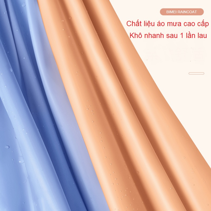 Áo Mưa trùm, Áo mưa choàng Dài Che Toàn Thân Vải Chống Thấm Có Kính Chắn Mưa,Không Thấm Nước Chất Lượng Cao