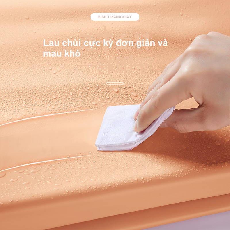 Áo Mưa trùm, Áo mưa choàng Dài Che Toàn Thân Vải Chống Thấm Có Kính Chắn Mưa,Không Thấm Nước Chất Lượng Cao
