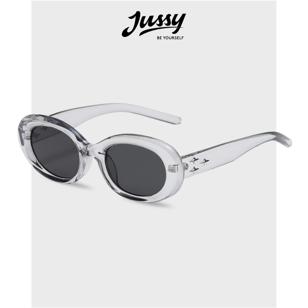 Kính Mát Jennie JMK07 Cao Cấp Jussy Official Kính Gọng Oval Chống Tia Uv Phong Cách Thời Trang Hàn Quốc Cho Nam Và Nữ